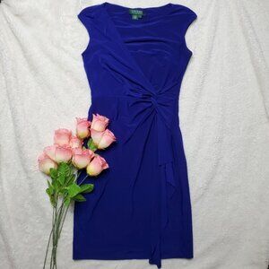 Lauren by Ralph Lauren Dark Blue Dress 4P SMALL